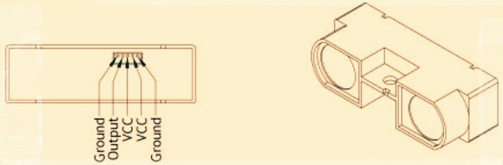 How to connect a Sharp 2Y0A710F distance sensor to Arduino – Devacron.com